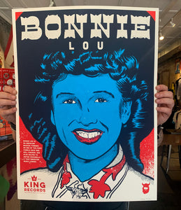 King Records Bonnie Lou Print