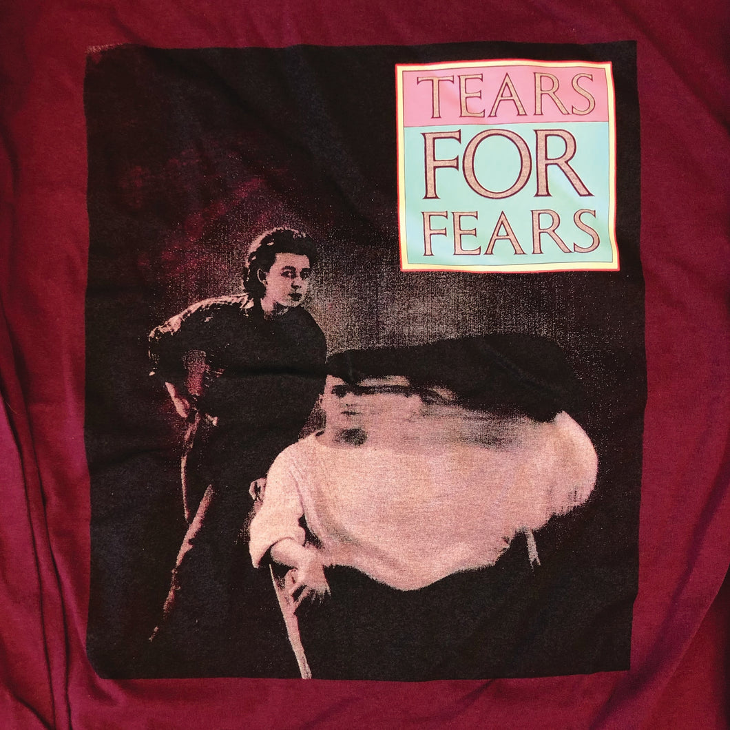 Tears For Fears - Burgundy - Alstyle Long Sleeve Shirt - Large