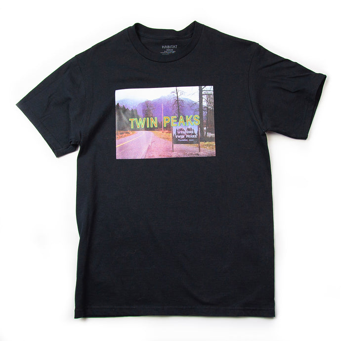 Twin Peaks X Habitat Skateboards Opening Title T-Shirt